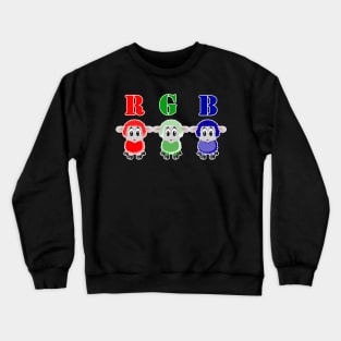 R G B Sheep Crewneck Sweatshirt